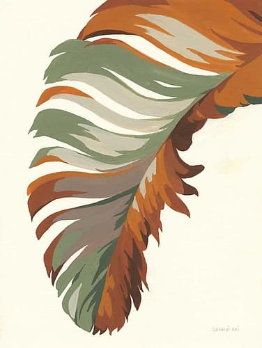 Retro Big Leaf I Nature Print