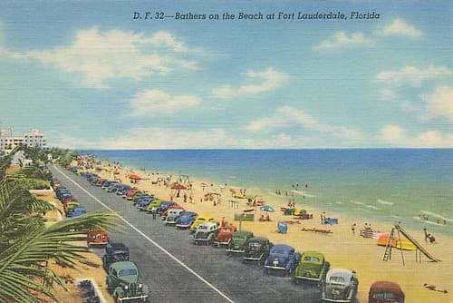 Beach Postcard II Art Print