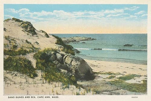 Beach Postcard V Coastal Print