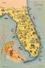 Florida Postcard VI Art Print