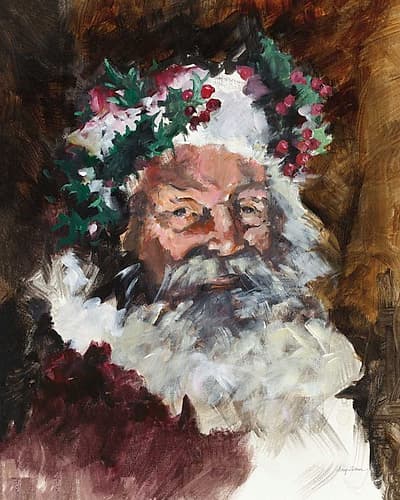 Father Christmas Art Print