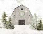 Holiday Barn Art Print