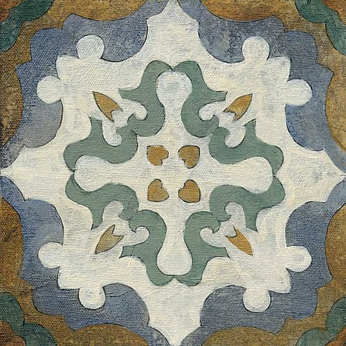 Old World Tile VI Art Print