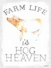 Farm Life enamel Art Print