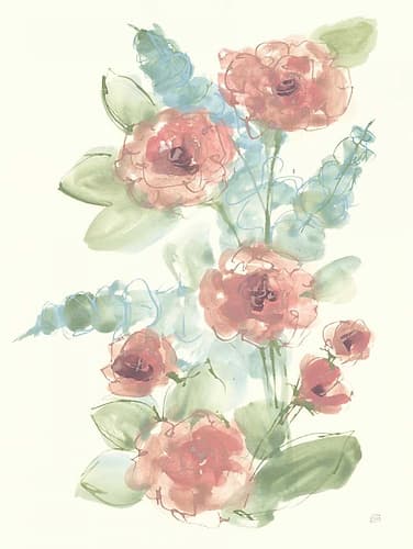 Camellia Bouquet I Art Print