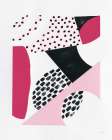 Luminous Tumble II Pink Art Print