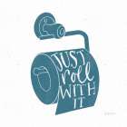 Turkish Tile Bathroom Puns VI Bathroom Art Print