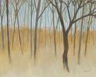 Misty Woods Art Print