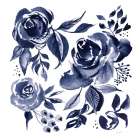 Delft Delight IV DB No Words Art Print
