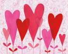 Happy Hearts Art Print