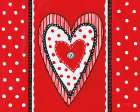 Valentine Collage Art Print