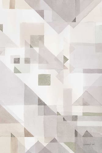 Try Angles IV Neutral Sage Art Print