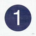 Retro Subway Symbol IV Art Print