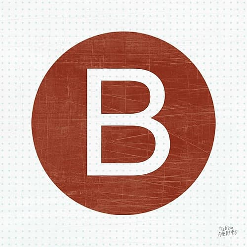 Retro Subway Symbol V Symbols Print