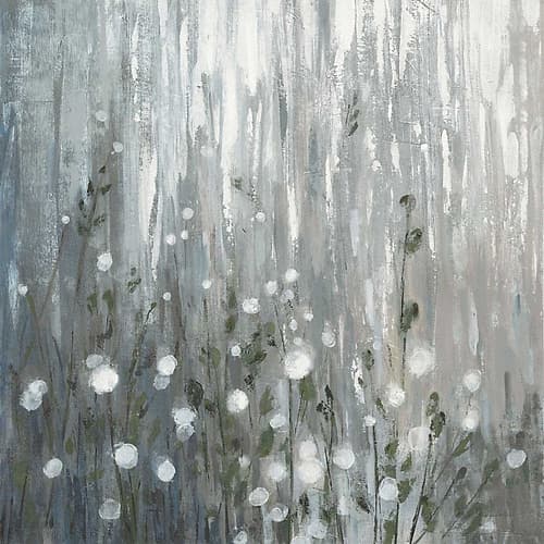 January Branches Gray Art Print