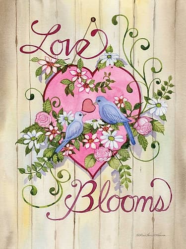 Love Blooms Art Print