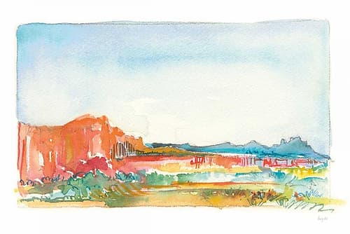 Looking Out Landscape Print