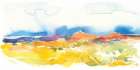 Mesa View I Art Print
