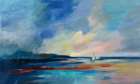 Ultramarine Sea and Sky Art Print