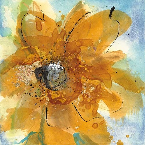 Amber Gold II Art Print