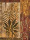 Crimson Fern Art Print