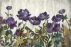 Silver and Sapphire in Plum Art Print