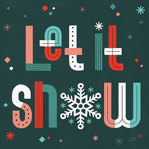 Retro Holiday VI Inspirational Print