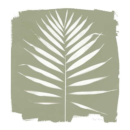 Nature by the Lake - Frond IV Warm Sq Nature Print