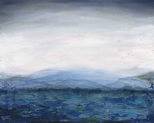 Mountain Lake Mountain Print
