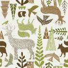 Forest Folklore Green Pattern IB Art Print