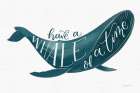 Whale of A Time Art Print