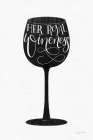 Wineness BW Art Print