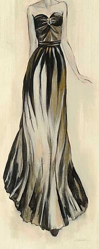 Evening Gown II Crop Mode reproduction