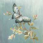 Natural Detail II Blue Art Print