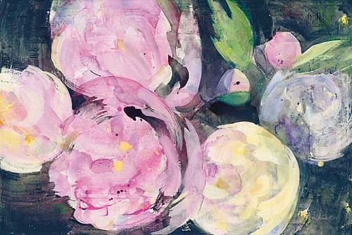 Evening Peonies I Art Print