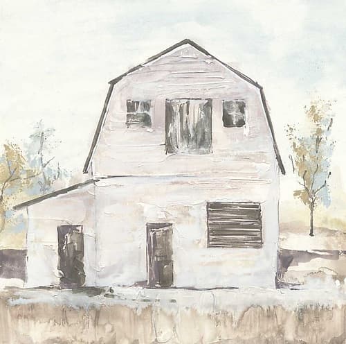 White Barn VI Art Print