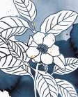 Indigo Blooms I Art Print
