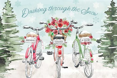 Holiday Ride I Art Print