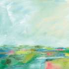 Colorful Horizon Square I Art Print