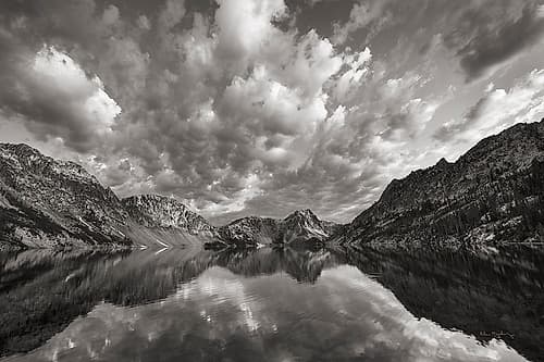 Sawtooth Lake Reflection I Art Print