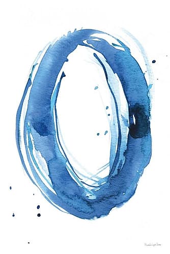 Bold Blue III Minimalist Print