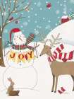 Woodland Christmas V No Dots Art Print