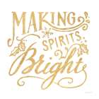 White and Bright Christmas I Art Print