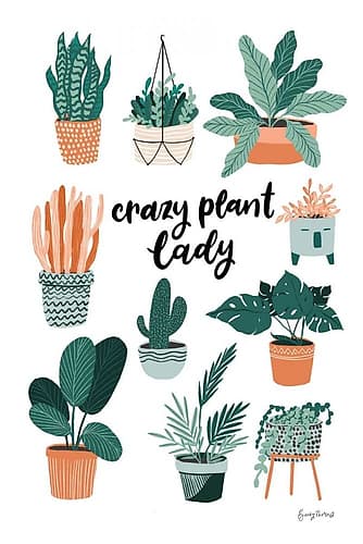 Plant Lady Art Print