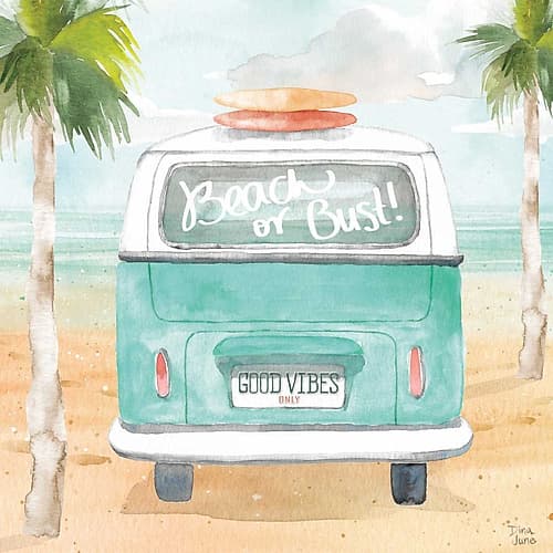 Surfs Up VI Coastal Print