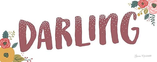 Darling Art Print