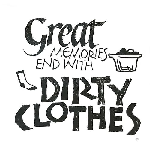 Laundry Room I White Inspirational Print