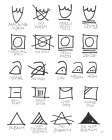 Laundry Room Icons White Art Print