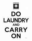 Laundry On I BW Art Print