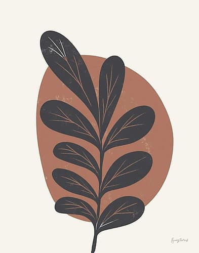 Mid Century Modern III Terracotta Mid-century moderne reproduction
